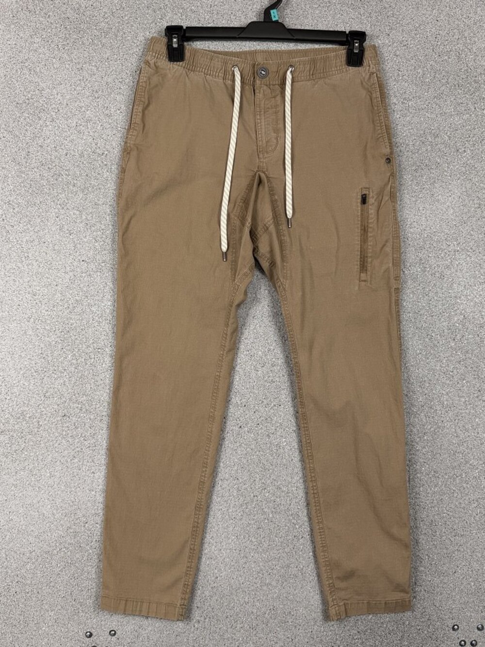 Vuori Ripstop Climber Men's Pants L Khaki Hiking Climbing Travel Outdoor V412